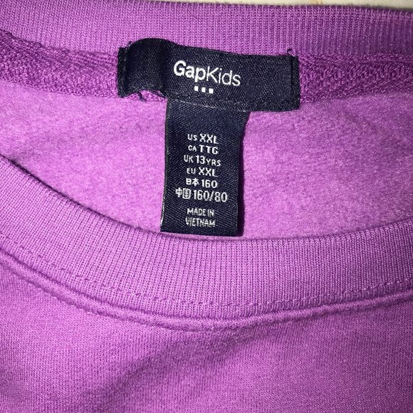 GAP Purple Sparkly Crewneck! - Picture 3 of 3